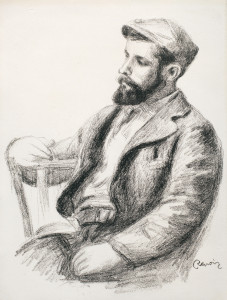 “Louis Valtat (Delteil; Stella 38)” (1919) by Pierre-Auguste Renoir. Park West Gallery Collection.