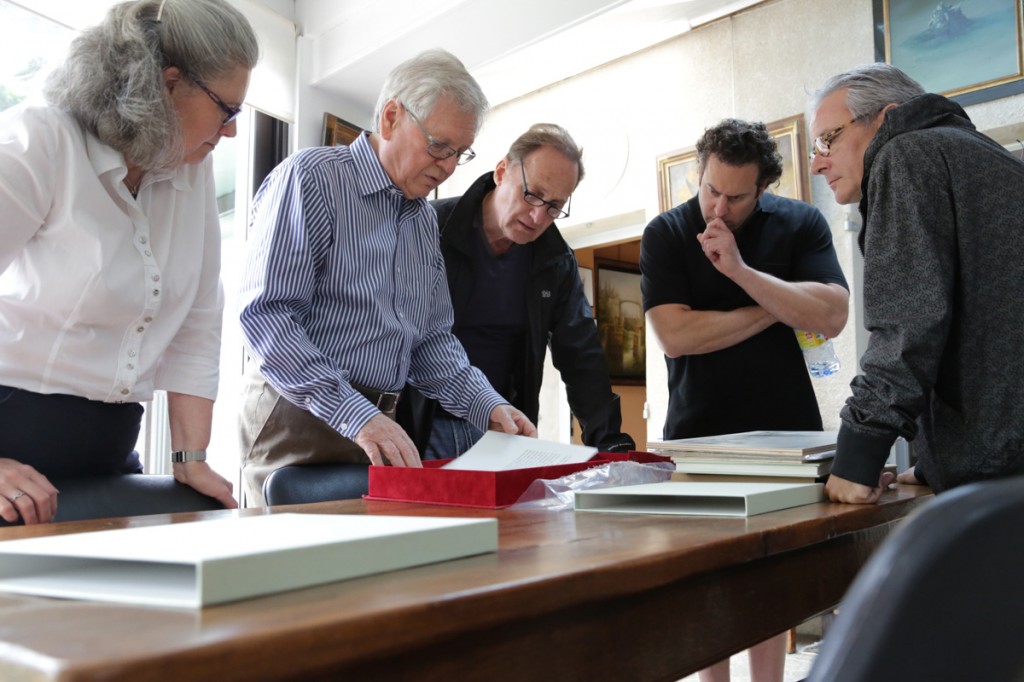 Dominique de Serres, Bernard Louedin, Albert Scaglione, Marc Scaglione and Stephane Guilbaud