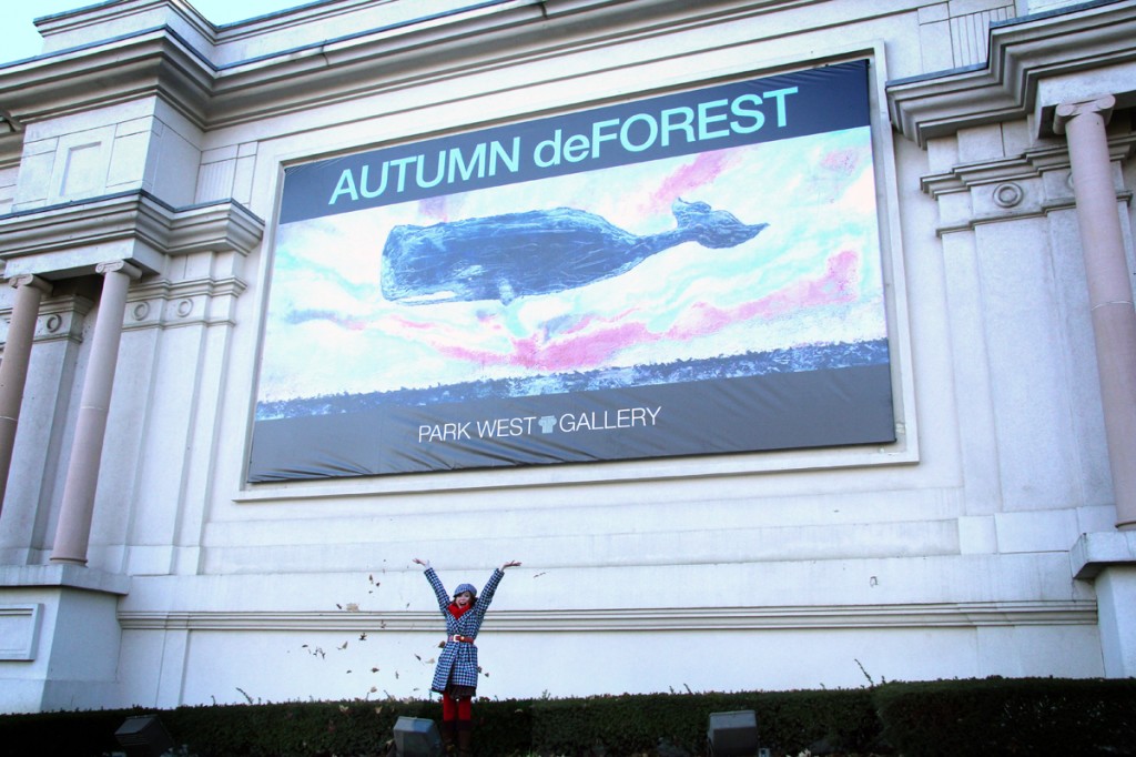 Autumn in front of Gallery