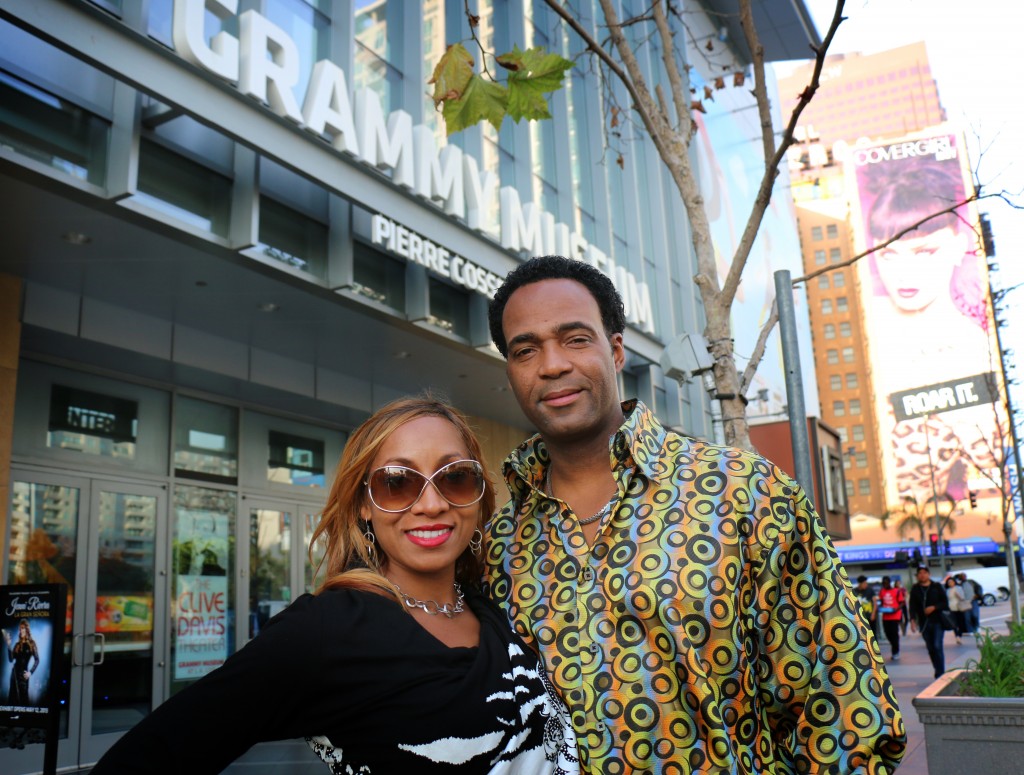 Marcus and Yolanda Glenn at the Grammy Museum - Park West Gallery