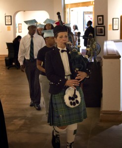 Bagpiper - PWF Graducation Park West Gallery