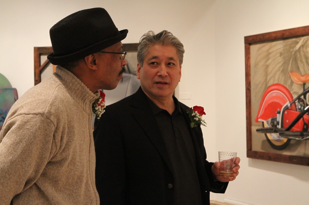 MI Great Artist 2013 winner Henry Heading and runner-up Kim Fujiwara.