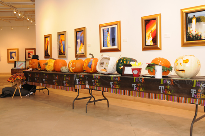 Entries in Park West Gallery's pumpkin carving contest