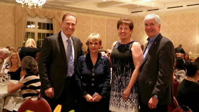 Governor Rick Snyder First Lady Sue Snyder Albert and Mitsie Scaglione Park West Gallery