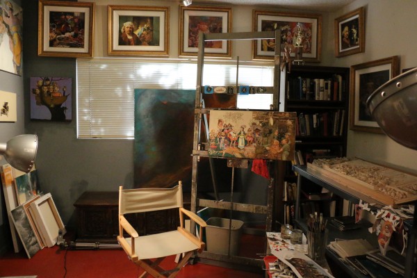 Charles Bragg's studio - Park West gallery