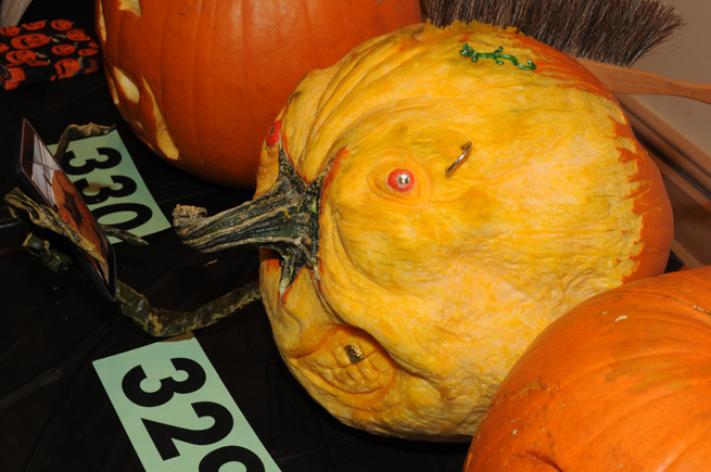 Jack-o'-Lantern Selfie