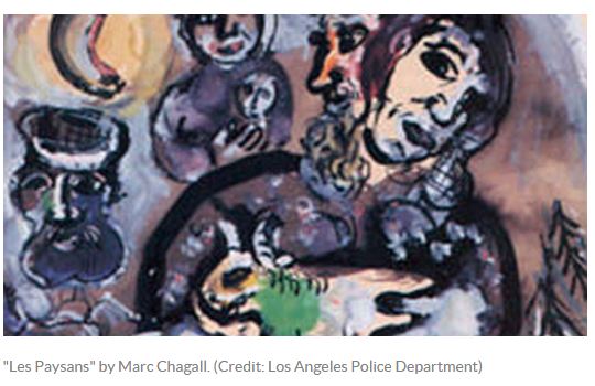 Chagall's "Les Paysans."