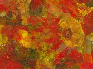 Dominic Pangborn's "Burst of Red and Yellow."
