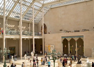 The Charles Engelhard Court at the Met. Photo credit: Phil Roeeder