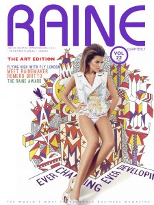 Park West Gallery founder and CEO Albert Scaglione is featured in the art edition of Raine magazine