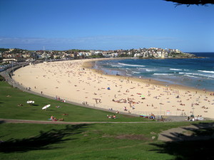 Bondi Beach, Australia; photo courtesy of wikipedia.org