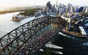Sydney Harbour Bridge, photo courtesy of telegraph.co.uk