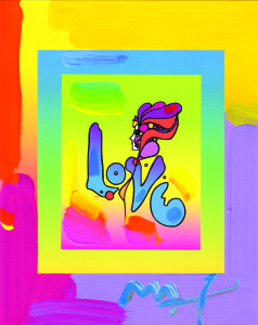 "Love on Blends 2006" by Peter Max (2006)