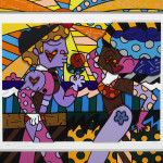 Romero Britto South Beach Couple