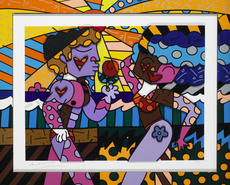 Romero Britto South Beach Couple