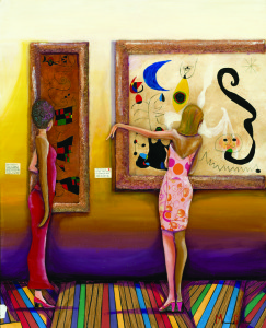 "Girrrr, You Gotta See This One (Miro Paintings)" by Marcus Glenn