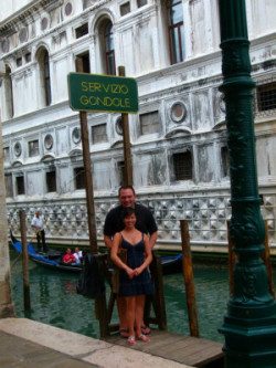 John and Yuri in their favorite country and where they fell in love, Italy. Photo credit: John Block 