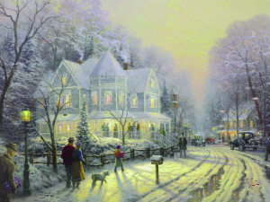 Thomas Kinkade holiday