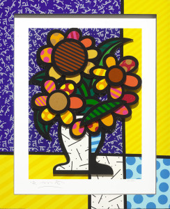 "Sunflower" (2015), Romero Britto