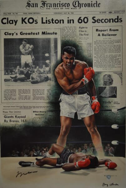 "Muhammad Ali - Clay KO's Liston in 60 Seconds" (2004), Sport Memorabilia