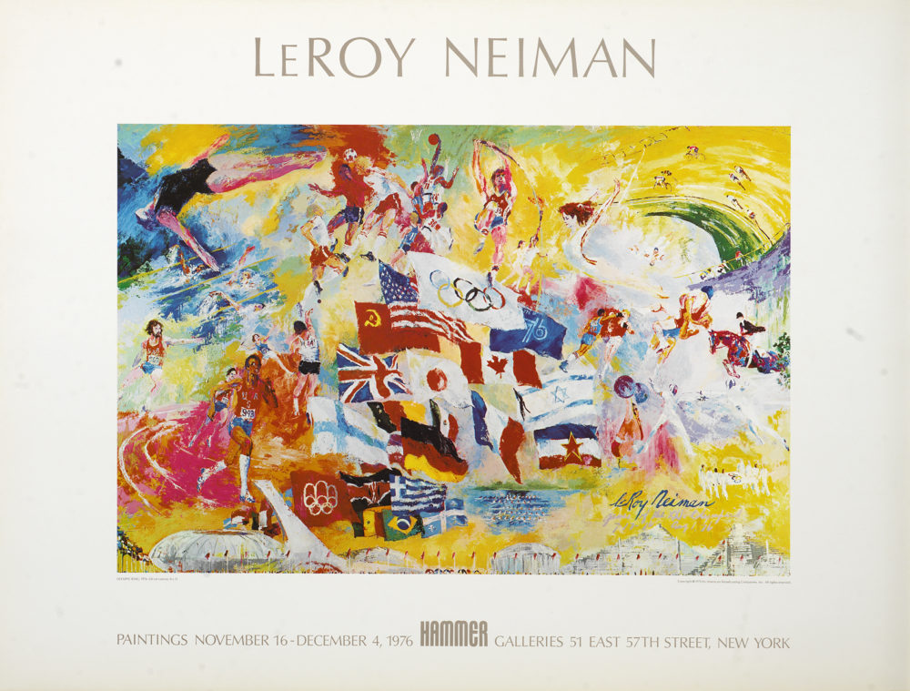 LeRoy Neiman Olympic artist