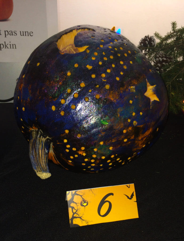 Park West Gallery pumpkin contest 2016 starry night