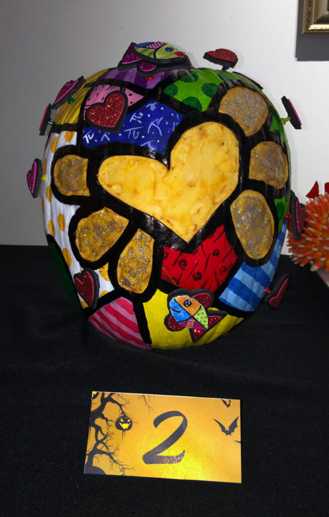 Park West Gallery pumpkin contest 2016 Romero Britto