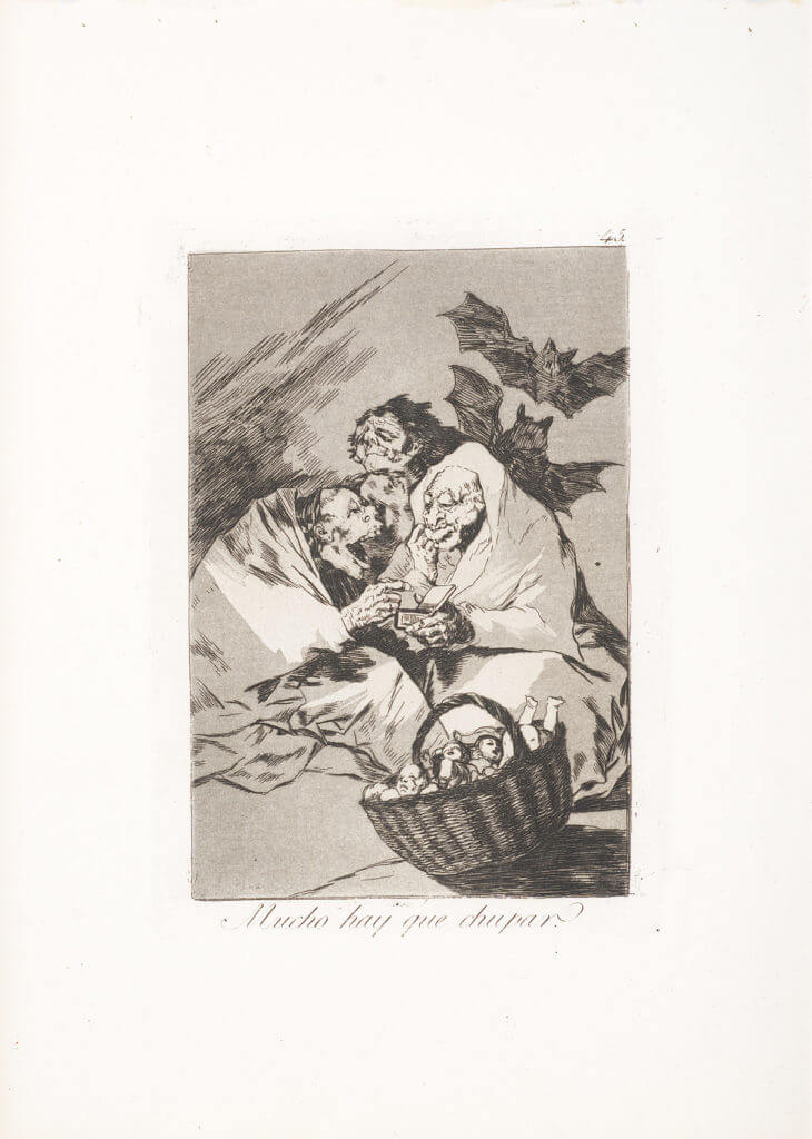 "Mucho hay que chupar" (1799) Francisco Goya