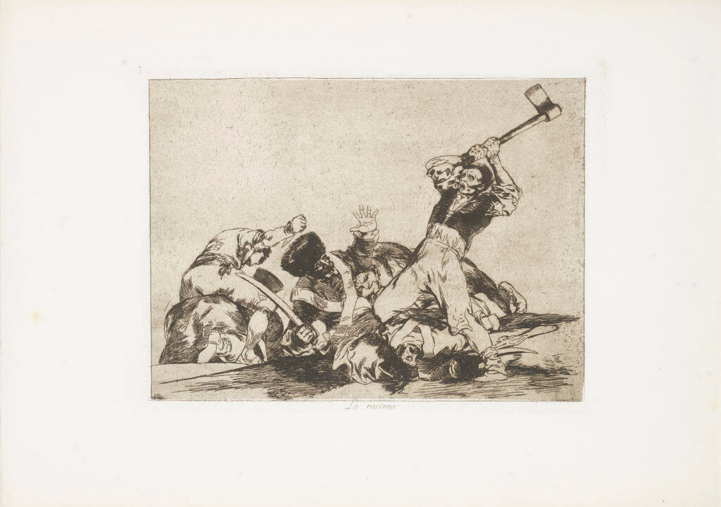 "Lo Mismo" (1810-1820) Francisco Goya