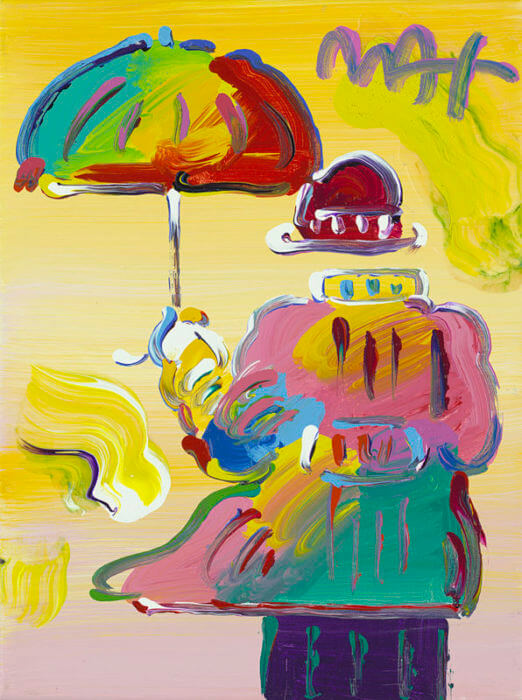 Peter Max Umbrella Man Peter Max