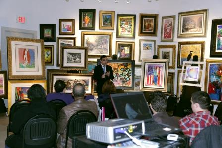 Park West Gallery Director David Gorman leads "400 Years of Art Seminar"