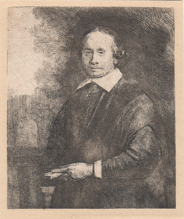 "Jan Antonides van der Linden, Physician" (1665), Rembrandt van Rijn Park West Gallery