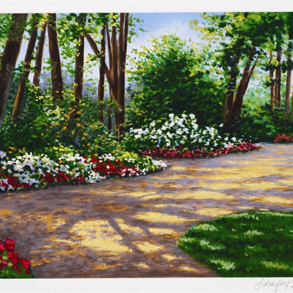 "Beautiful Walkway" by Schaefer/Miles, Park West Gallery