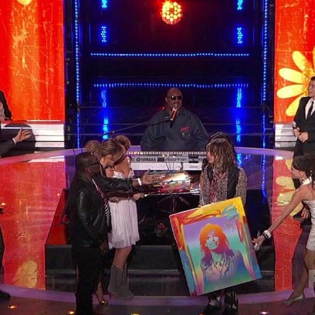 Steven Tyler, American Idol, Peter Max portrait