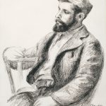“Louis Valtat (Delteil; Stella 38)” (1919) by Pierre-Auguste Renoir. Park West Gallery Collection.