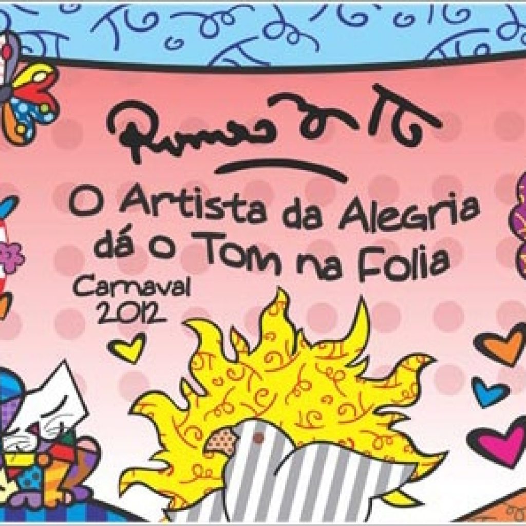 romero britto carnaval brazil 2012, park west gallery