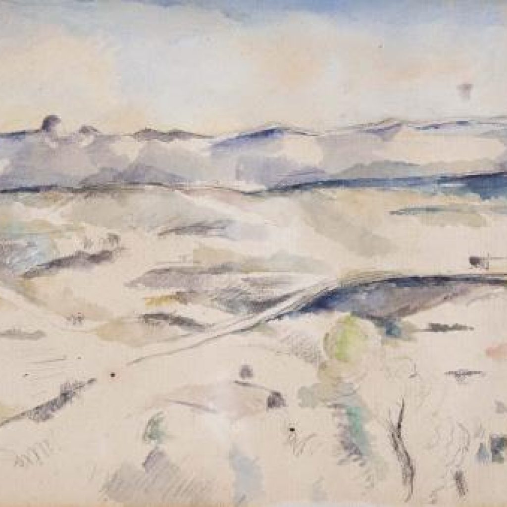 Cezanne The Chaine de l'Etoile Mountains