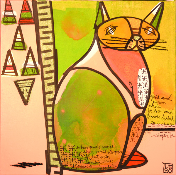Lebo art cat Park West Gallery