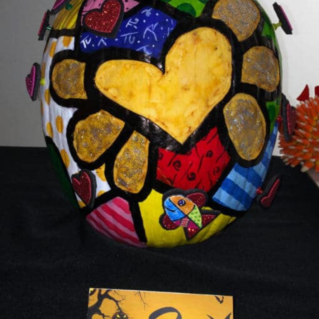 Park West Gallery pumpkin contest 2016 Romero Britto