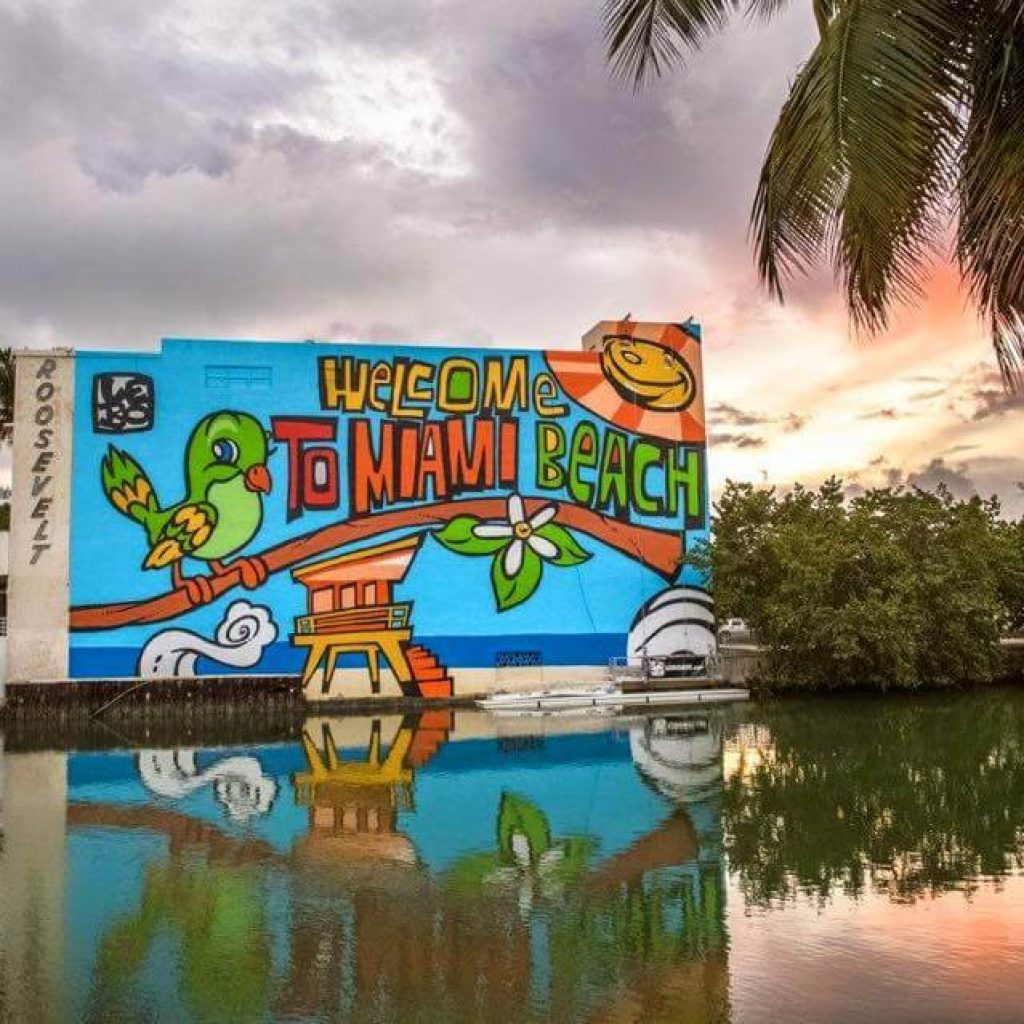 Lebo Miami Beach mural Park West Gallery
