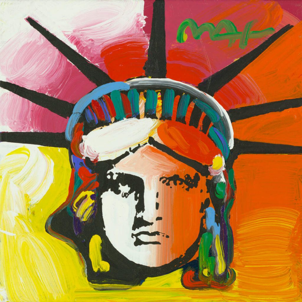 Liberty Head Peter Max Park West Gallery