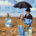 Lullaby of Uncle Magritte Michael Cheval Park West Gallery