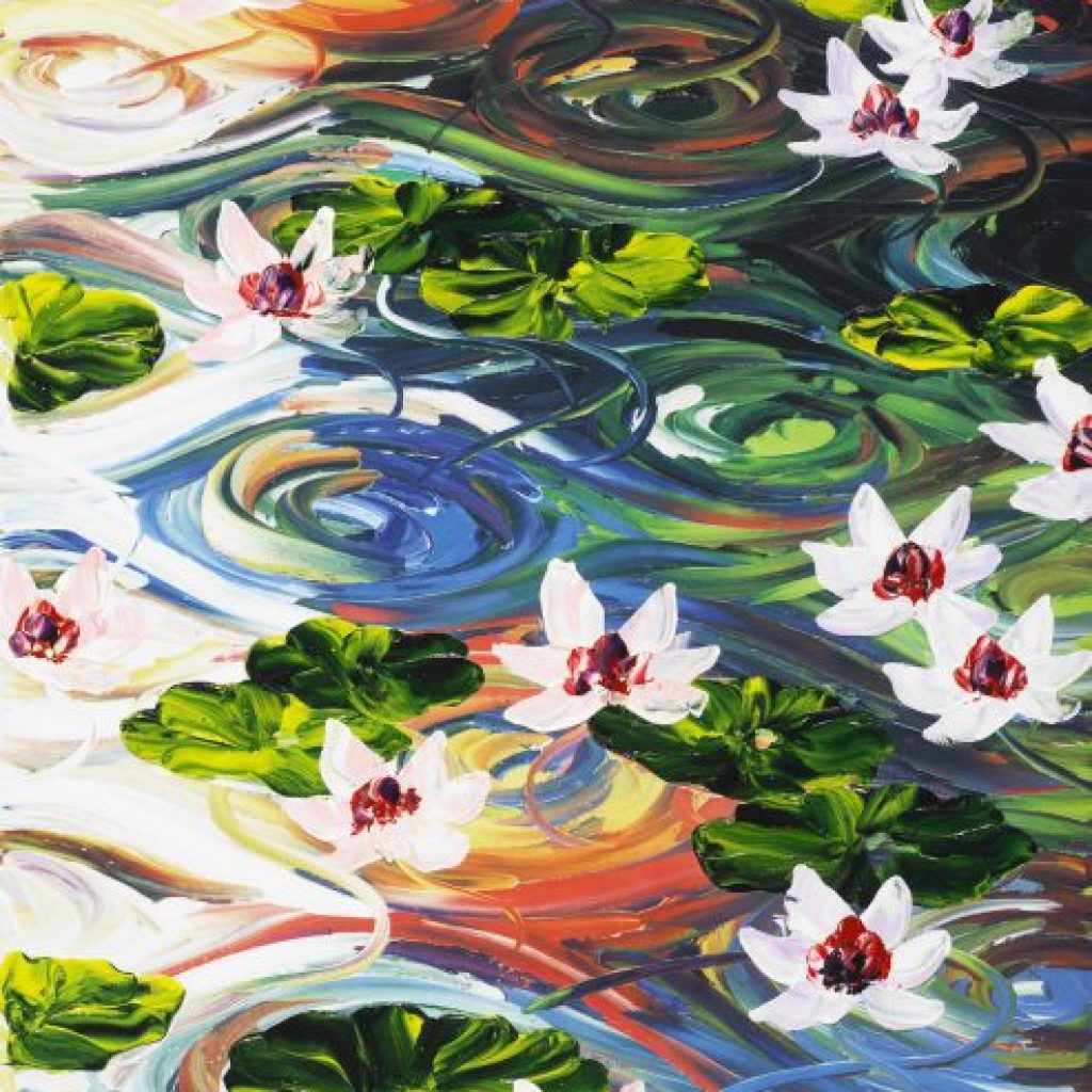 Lilies in a Pond Alexandre Renoir Park West Gallery