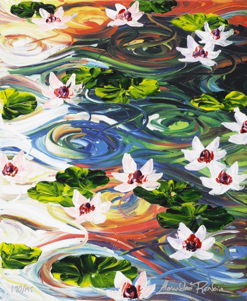 Lilies in a Pond Alexandre Renoir Park West Gallery