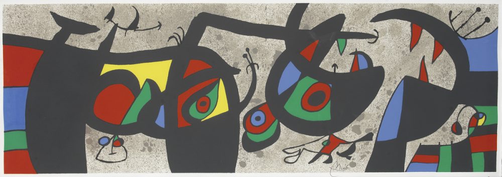 Le Lezard aux Plumes d'or II Joan Miro. M.793 Park West Gallery