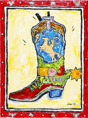 Leslie Lew Cowboy Boot 3-D Park West Gallery