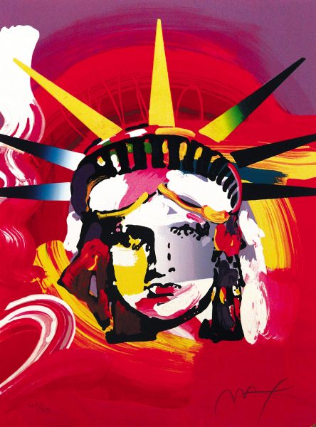 Liberty Head Peter Max Park West Gallery