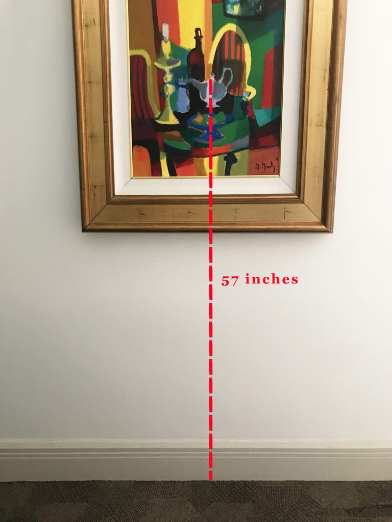 3 Simple Rules For Hanging Art