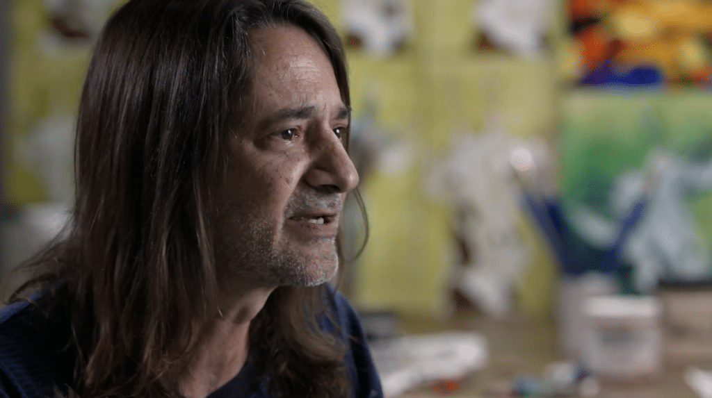 Yuval Wolfson in his studio.