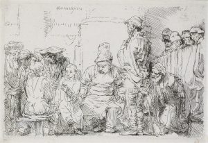 "Christ Seated Disputing with the Doctors" (1658), Rembrandt van Rijn